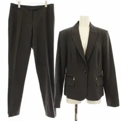 カルバンクライン CALVIN KLEIN スーツ セットアップ 上下 テーラードジャケット パンツ ジップフライ グレー /KU
