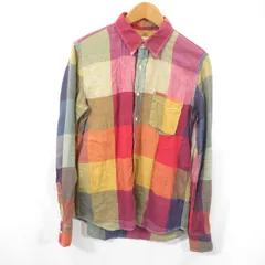 REMI RELIEF ブロックチェック リネン シャツ