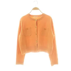 ストラ Stola. 23SS スムース編みメタルボタンニットカーディガン 長袖 F オレンジ /DF ■OS