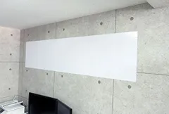 店舗 (単品(1本)) メモ オフィス 会議室 子供部屋 お絵かき 【ＥＭＰＴ】ウォールステッカー 2m×45cm 壁がホワイトボードに!ホワイトボードシート