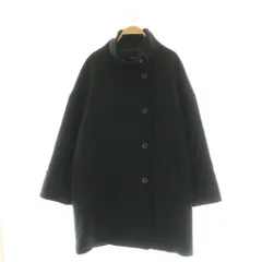 フレームワーク Framework 24AW メルトンスタンドポンチョコート アウター スタンドカラー 36 黒 /CX ■OS