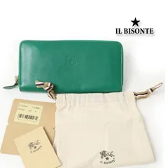 新品 IL BISONTE イルビゾンテ ラウンドジップ 長財布 ラウンドファスナー長財布 メンズ レディース レザー 牛革 本革 イタリアンレザー # 304