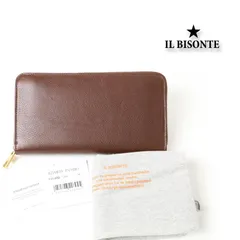 新品 IL BISONTE イルビゾンテ ラウンドファスナー長財布 ロングウォレット レディース メンズ レザー 本革 ラウンドジップ 牛革 本革 イタリアンレザー # 306
