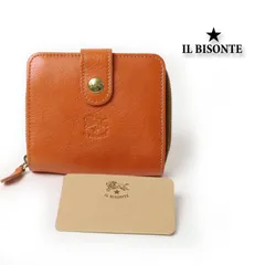 新品 IL BISONTE イルビゾンテ ラウンドジップ 二つ折り財 ラウンドファスナー小銭入れ コインケース コンパクトウォレット # 307