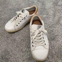 ECCO　エコー  【サイズ】  39サイズ【24.5cm程度】　スニーカー　ゴルフシューズ　スパイクレス　靴　ホワイト　レザーシューズ　メンズ　中古　GOLFのサムネイル