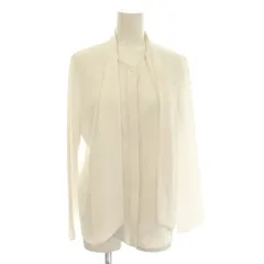 セオリーリュクス theory luxe シャツ ブラウス 36 白 ノーカラー ドレープデザイン 長袖 /JP