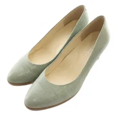 リーガル REGAL プレーンパンプス 24㎝ ライトグリーン /SS ■OS