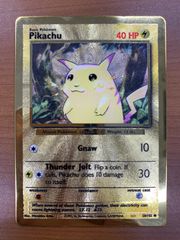 状態B ピカチュウ 金属 メタルカード プロモ PROMO 英語版 海外版 25th