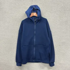 アディダス カジュアル 刺繍 ロゴ ワッフル フードジップアップ 100 A05743