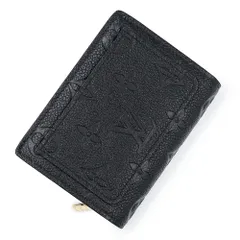 ルイ ヴィトン M80151 ポルトフォイユ クレア モノグラムアンプラント ブラック 二つ折り財布 レザー ゴールド金具 箱付 LOUIS VUITTON（新品・未使用品）