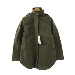 マカフィー MACPHEE トゥモローランド ミリタリージャケット アウター コットン 38 カーキ /NR ■OS