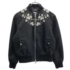 GIVENCHY ジバンシィ フラワープリントナイロンボンバージャケット 17P 1091 376 ブラック 36のサムネイル