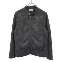 BARNEYS NEW YORK バーニーズ ニューヨーク カモフラージュ柄シングルライダースジャケット 2182907 グレー系 48のサムネイル