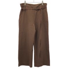 美品 NOWOS ハイウエスト ダブルベルト タックワイドパンツ 美品 NOWOS ハイウエスト ダブルベルト タックワイドパンツ - メルカリ