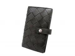 ボッテガヴェネタ キーケース マキシ イントレチャート ブラック 黒 6連 キーケース カードケース 名刺入れ メンズ レディース BOTTEGA VENETA