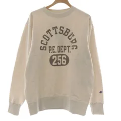 チャンピオン CHAMPION トレーナー スウェット タグ付き M 白 ホワイト 長袖 クルーネック ロゴプリント /AU