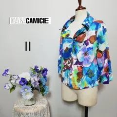 ナラカミーチェ　極上美品　総柄　花柄系　Lサイズ　七分袖ブラウス