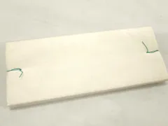 平和屋着物▼髭紬　白生地　反物　着尺　生成り色　逸品　未使用　DABB6222we