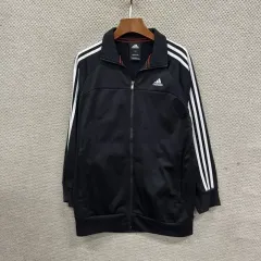 アディダス カジュアル 刺繍 ロゴ トラックジャージ ジャージ ジップアップ 100 A05791