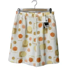 バーバリーゴルフ BURBERRY GOLF タグ付き 総柄 ハーフパンツ ショーツ パンツ 15 オレンジ