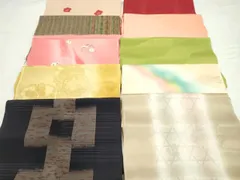 平和屋着物★和装小物　帯揚げ10枚セット　正絹　逸品　CABD8402ju
