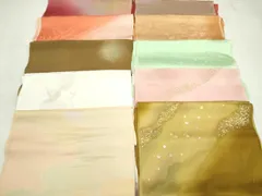 平和屋着物★和装小物　帯揚げ10枚セット　丹後ちりめん　正絹　逸品　CABD8438ju