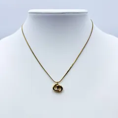 Christian Dior（クリスチャンディオール）CDロゴ ネックレス ゴールドトーン