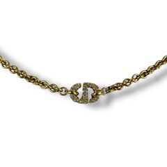 ◎69 超希少 Christian Dior ハート ラインストーン ネックレス - メルカリ