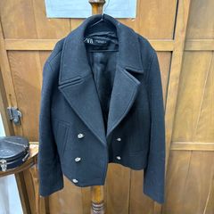 🤍✨【ZARA】ベージュ ダブルブレスト ロングコート ✨🤍 - メルカリ