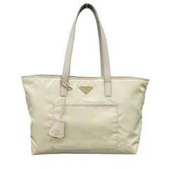 PRADA 現行品 展示品級 プラダ Re-Edition 1978 ミディアム Re-Nylon x サフィアーノレザー トートバッグ サンドベージュ ナイロン レザー  ベージュ ハンドバッグ SAランク 鑑定済 プラダバッグ