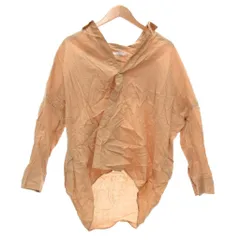 ジャーナルスタンダード JOURNAL STANDARD シャツ 麻 リネン ベージュ系 Vネック ラップデザイン 長袖 /SC ■GY60