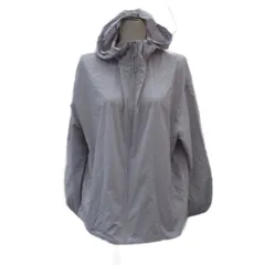 ユニクロ UNIQLO ウィンドブレーカー パーカー ミドル丈 M ラベンダー 薄手 収納袋付き /SM12 ■GY61