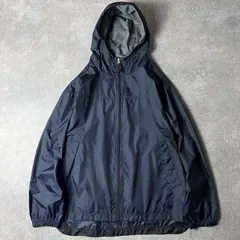 00s GAP フルジップ ナイロン マウンテン パーカー ジャケット L / 00年代 オールド ギャップ フード ネイビー マンパ