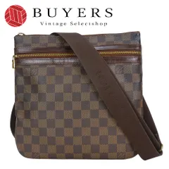 【中古】 ルイ・ヴィトン ショルダーバッグ ポシェット・ボスフォール N51111 ダミエ エベヌ ブラウン 斜め掛け 普段使い レディース 女性 LOUIS VUITTON