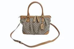 GUCCI グッチ スーキー ハンドバッグ 247902 GGスプリームキャンバス レザー ブラウン ベージュ ゴールド金具 美品 中古 4b002306