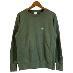 Champion REVERSE WEAVE　スウェット　長袖　トレーナー　トップス　クルーネック　裏起毛　無地　ワンポイント　刺しゅう　アメカジ　古着　/1283