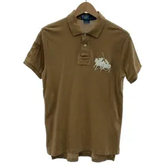 POLO by RALPH LAUREN　ポロシャツ　半袖　トップス　無地　ワンポイント　ビッグポニー　刺しゅう　古着　/0111