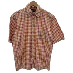 Timberland　チェックシャツ　半袖　トップス　レギュラーカラー　胸ポケット　ストリート　古着　/1122