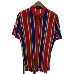 POLO by RALPH LAUREN　ポロシャツ　半袖　トップス　ストライプ　ワンポイント　スモールポニー　刺しゅう　古着　/0111