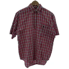 RALPH LAUREN 　チェックシャツ　半袖　トップス　ハーフボタン　ボタンダウン　ワンポイント　スモールポニー　刺しゅう　古着　/1122