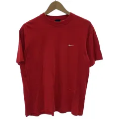 NIKE　Tシャツ　90s vintage　90年代　OLD　半袖　トップス　クルーネック　無地　ワンポイント　スウッシュ　刺しゅう　日本製　スポーツ　古着　/1930