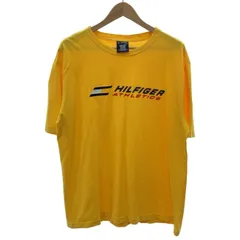 TOMMY HILFIGER　Tシャツ　80-90s vintage　80-90年代　OLD　半袖　トップス　クルーネック　ロゴT　ブランドロゴ　刺しゅう　オーバーサイズ　古着　/1595
