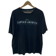 MARVEL　Tシャツ　半袖　トップス　クルーネック　キャラクター　キャプテンアメリカ　プリント　古着　/5051