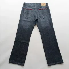 リーバイス デニム ズボン サイズ33 ストレート ヴィンテージ ウォッシュ メンズ デニムパンツ A9171