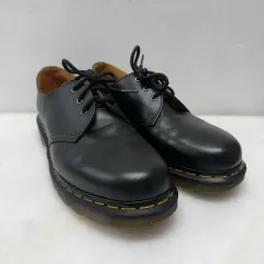 UK9) DR. MARTENS 1461 ブラック ナッパ 3ホール THE B ドビ
