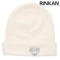 シャネル ココマークラインストーンカシミアビーニー帽子 メンズ