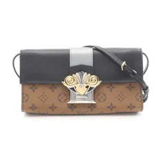 ルイ・ヴィトン LOUIS VUITTON ショルダーバッグ ポシェット コラム M44101 PVCコーティングキャンバス レザー ポシェット・コラム レディース Used A