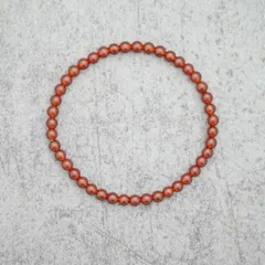 レッドアゲートAAA 4mm ブレスレット 天然石