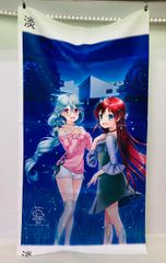 ミツモト・ダイア ファブリックポスター 麻雀ファイトガール