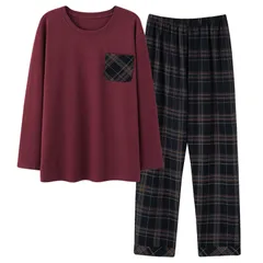 【最短発送】春 初冬 薄手 秋 カジュアル パジャマ パジャマ メンズ メンズ あったか セット スウェット パジャマ 上下 メンズ ルームウェア 部屋着 [BAJAOEY] 寝間着